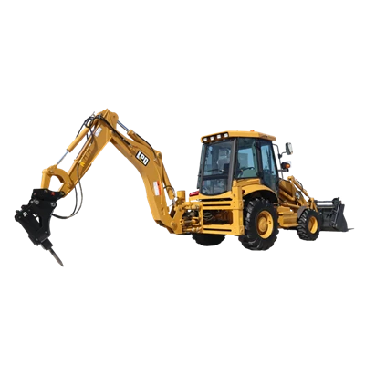 Loader with Big Digging Force Backhoe Equipment